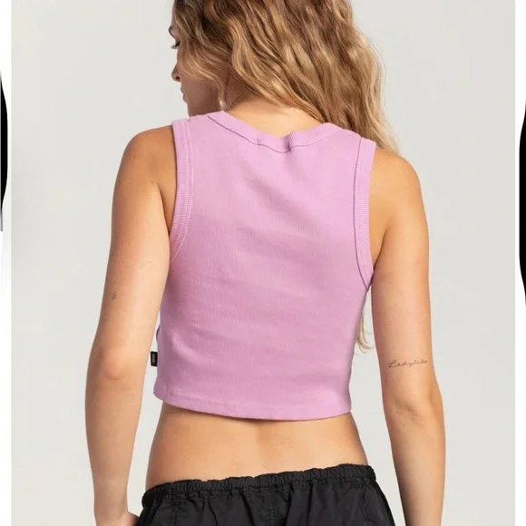 Vans Lilac Sleeveless Crop Top NWT - Picture 8 of 8